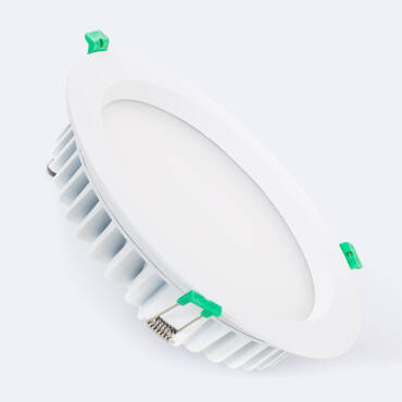 Fotografia do produto: Downlight LED 40W Regulável 130 lm/W IP44 Corte Ø 190 mm
