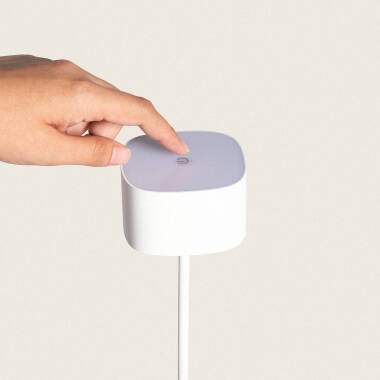 Imagen de Lámpara de Mesa LED Portátil Exterior con Batería USB Recargable Metal Mounka Square