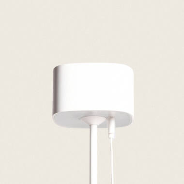 Imagen de Lámpara de Mesa LED Portátil Exterior con Batería USB Recargable Metal Mounka Square