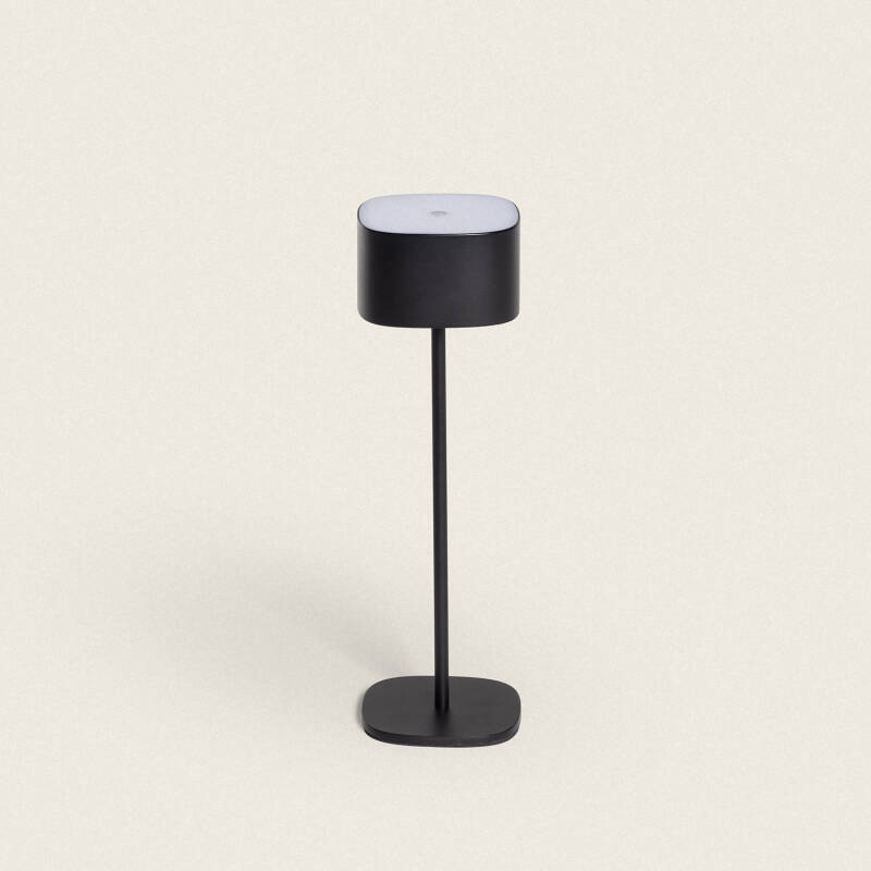Imagen de Lámpara de Mesa LED Portátil Exterior con Batería USB Recargable Metal Mounka Square
