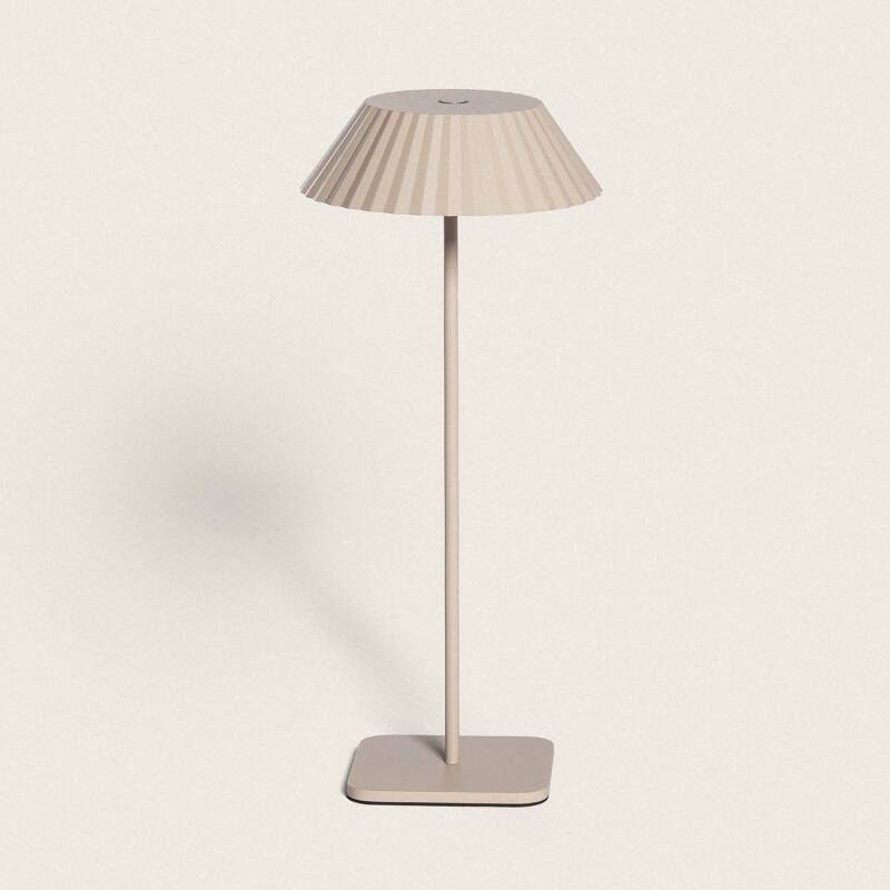 Imagen de Lámpara de Mesa LED Portátil Exterior con Batería USB Recargable Metal Hoima