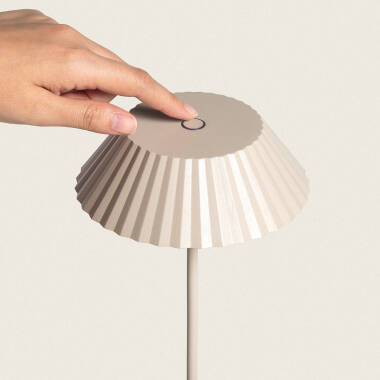 Imagen de Lámpara de Mesa LED Portátil Exterior con Batería USB Recargable Metal Hoima