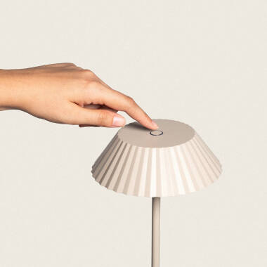 Imagen de Lámpara de Pie LED Portátil Exterior con Batería USB Recargable Metal Hoima