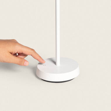 Imagen de Lámpara de Mesa LED Portátil Exterior con Batería USB Recargable Metal Katuma