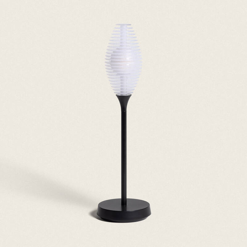 Imagen de Lámpara de Mesa LED Portátil Exterior con Batería USB Recargable Metal Dukuza