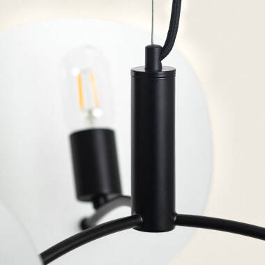 Imagem de Candeeiro Suspenso Metal e Vidro Genaro