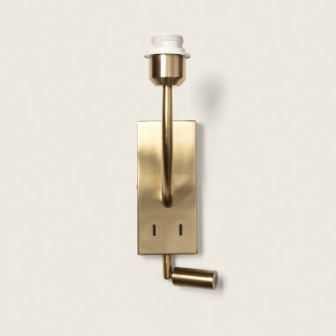 Producto de Lámpara de Pared con Luz de Lectura 2.5W  Metal Teylo sin Pantalla