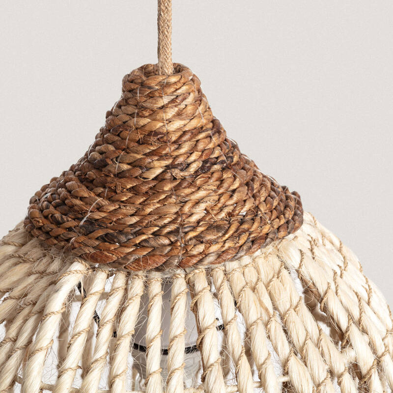Imagem de Candeeiro Suspenso Rattan e Rami Kempo Nabir ILUZZIA