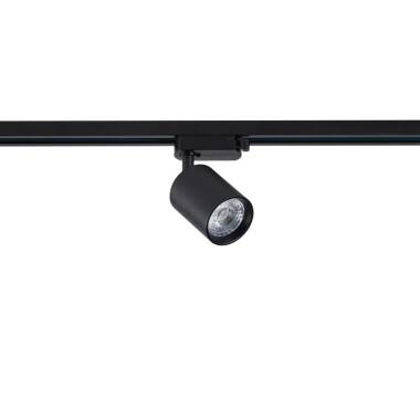 Foco Carril LED Monofásico 10W Regulable Mallet Negro