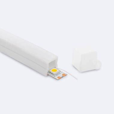 Product Perfil Neón SFLEX 12x12 Superficie/Empotrable Curva Vertical para Tira LED IP20 hasta 8 mm