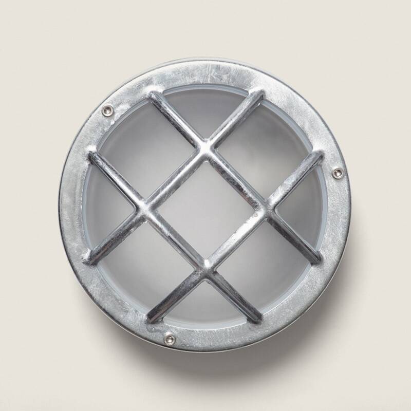 Imagen de Plafón Circular para Exterior Ø200 mm Hublot Acero Galvanizado Coastal Fjord