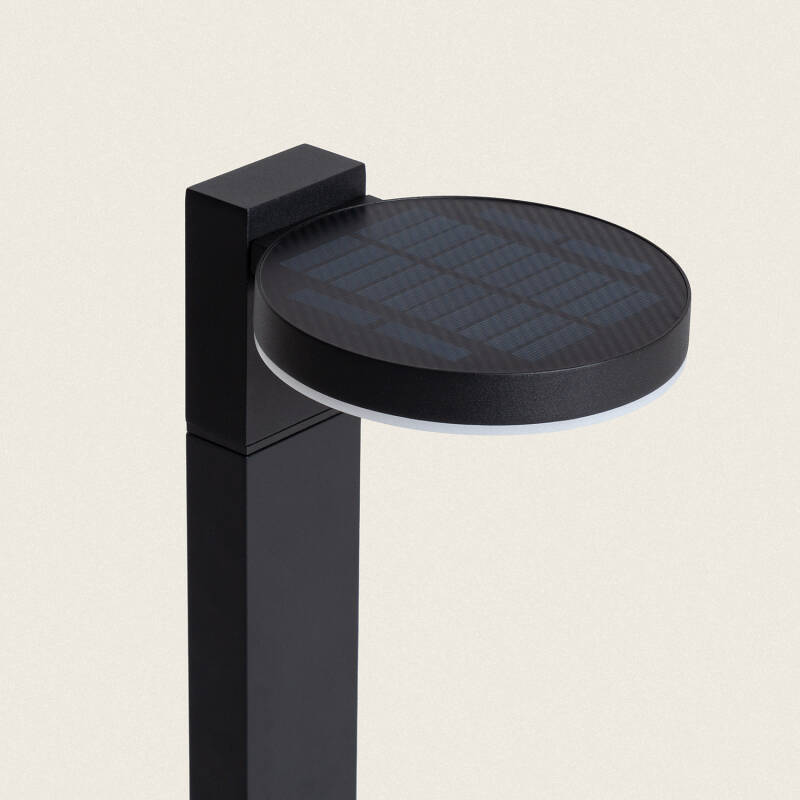Imagem de Baliza de Pé Exterior Solar LED 5W 50cm Alumínio com Sensor de Movimento Aris