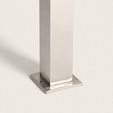 Imagem de Baliza de Pé Exterior Solar LED 5W 50cm Alumínio com Sensor de Movimento Barton Square