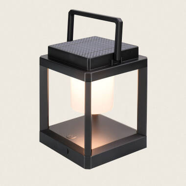 Imagen de Lámpara de Mesa Solar LED Portátil Aluminio Perlico