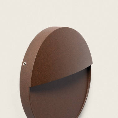 Imagen de Aplique de Pared Exterior LED 6.5W CCT Seleccionable Aluminio Superficie Circular Jade