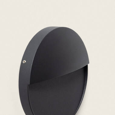 Imagen de Aplique de Pared Exterior LED 6.5W CCT Seleccionable Aluminio Superficie Circular Jade