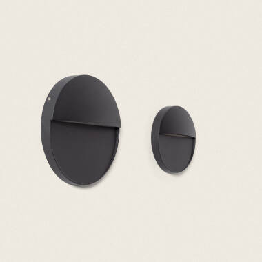 Imagem de Aplique de Parede Exterior LED 6.5W CCT Selecionável Superfície Circular Jade