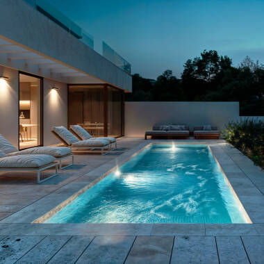 Imagen de Foco Piscina Superficie LED Sumergible 12V DC Acero Inoxidable IP68 20W XtraPool