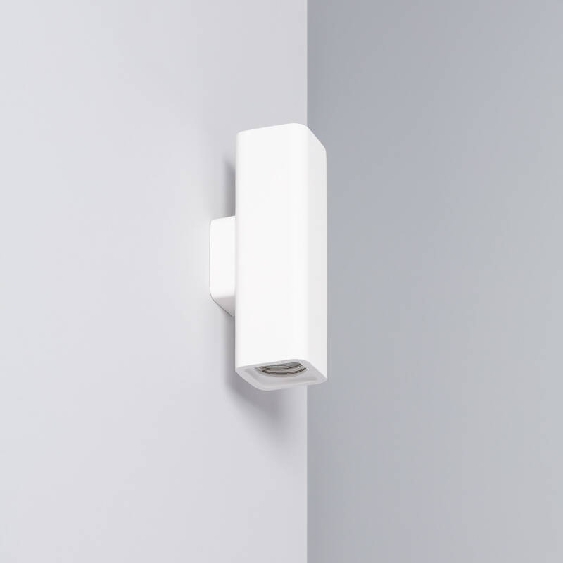 Imagem de Aplique de Parede Gesso Iluminação Dupla Cara Amatista