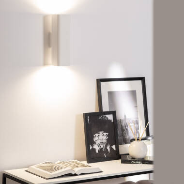 Imagem de Aplique de Parede Gesso Iluminação Dupla Cara Amatista