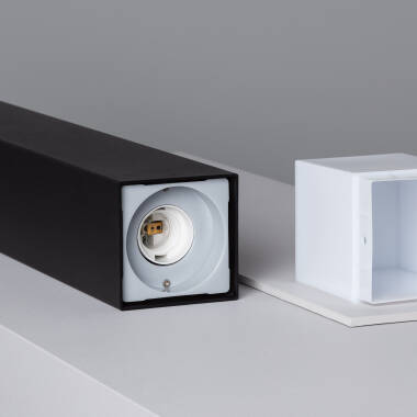 Imagen de Baliza Exterior Superficie Pie 74cm Augusta Negra