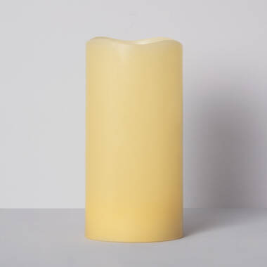 Imagen de Pack de 3 Velas LED Cera Natural con Control Remoto
