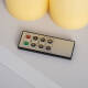 Imagen de Pack de 3 Velas LED Cera Natural con Control Remoto
