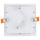 Produto de Caixa de 100 Placas LED 12W Quadrada SuperSlim Branco Frio Corte 155x155 mm