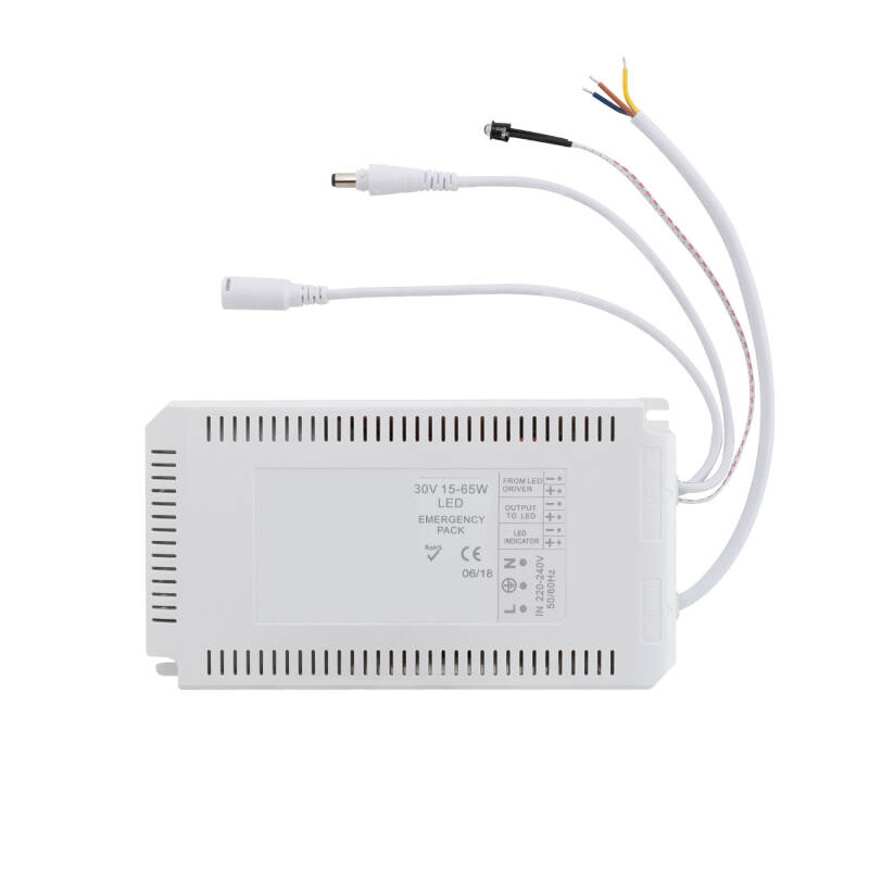 Imagem de Driver Emergência Saída 30V DC 15-65W com Bateria