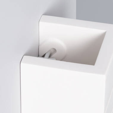 Imagem de Aplique de Parede Gesso Iluminação Dupla Cara Rubí