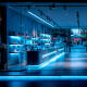 Imagem de Fita LED 220V SMD2835 60LED/m Azul IP65 Largura 12mm Corte 100cm             