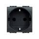 Imagen de Kit Enchufe Tipo F Schuko 2P+T 16A BTicino Living Light