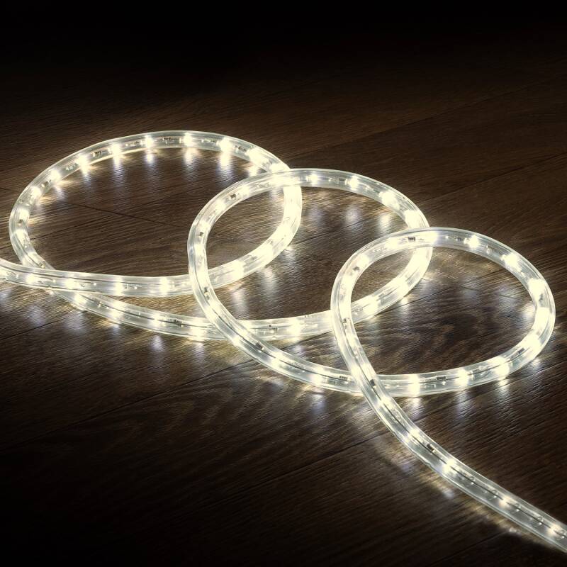 Imagen de Manguera LED Redonda 220V AC 36 LED/m Blanco Neutro IP65 a Medida Corte cada 100 cm