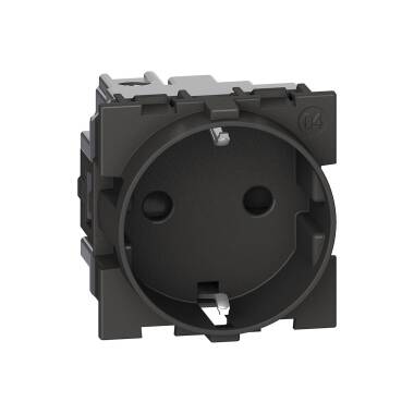 Base Enchufe Schuko 2P+T 16A 2 Módulos BTicino Living Now K_4141