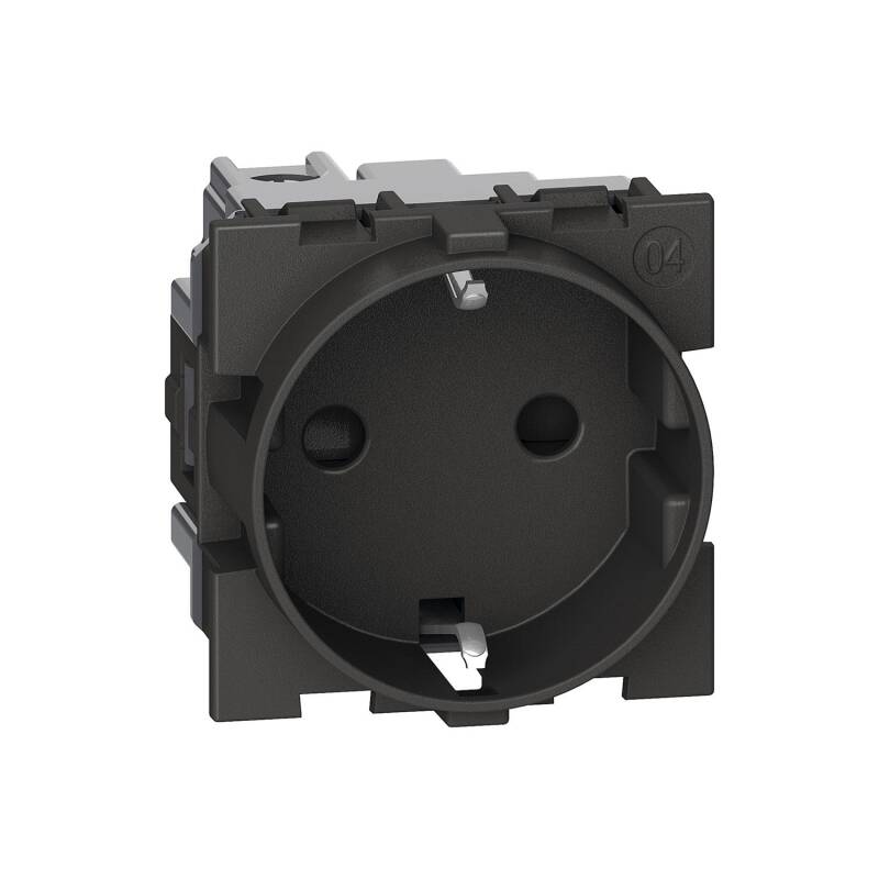 Produto de Base Tomada Schuko 2P+T 16A 2 Módulos BTicino Living Now K_4141