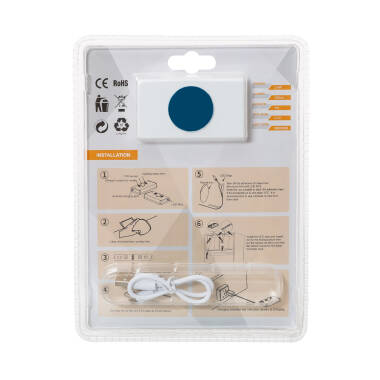 Imagem de Fita LED com Sensor de Movimento 30LED/m 1m IP20 Bateria Recarregável