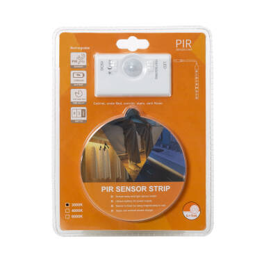 Imagem de Fita LED com Sensor de Movimento 30LED/m 1m IP20 Bateria Recarregável