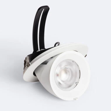 Downlight LED 30W Circular Direccionable 36º Chip OSRAM CCT 120 lm/W LIFUD Corte Ø 140 mm
