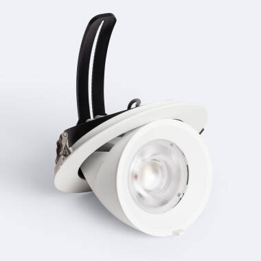 Downlight LED circular de 30 W, orientável a 36°, chip OSRAM, CCT, 120 lm/W, LIFUD, diâmetro de corte de 140 mm