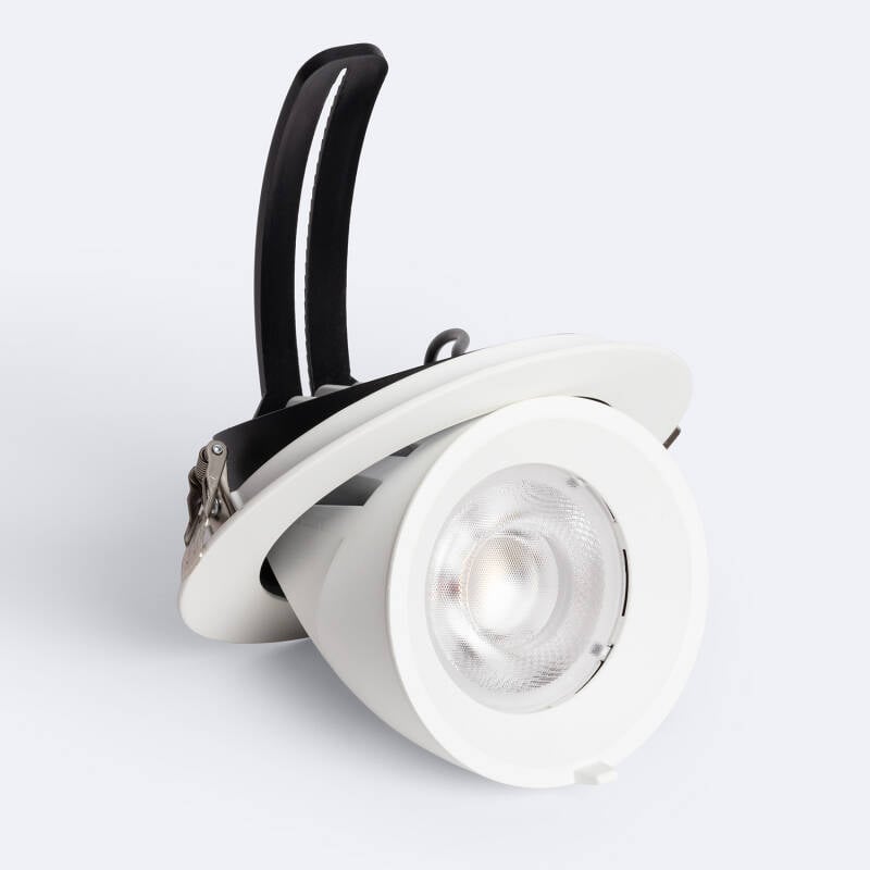 Imagem de Downlight LED circular de 30 W, orientável a 36°, chip OSRAM, CCT, 120 lm/W, LIFUD, diâmetro de corte de 140 mm
