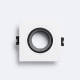 Imagem de Aro Downlight Quadrado Cónico Basculante para Lâmpada LED GU10/GU5.3 Corte Ø 75 mm