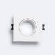 Imagem de Aro Downlight Quadrado Cónico Basculante para Lâmpada LED GU10/GU5.3 Corte Ø 75 mm