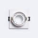 Imagem de Aro Downlight Quadrado Cónico Basculante para Lâmpada LED GU10/GU5.3 Corte Ø 75 mm