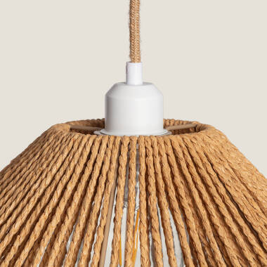 Imagem de Candeeiro Suspenso Papel Trançado Mikah Ø450