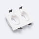 Imagen de Aro Downlight Cuadrado Cónico Basculante para dos Bombillas LED GU10 / GU5.3 Corte 75x150 mm
