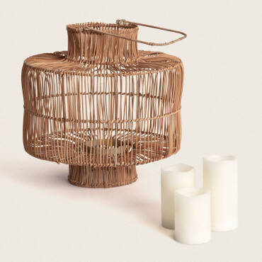 Candeeiro de Mesa Rattan Masái 