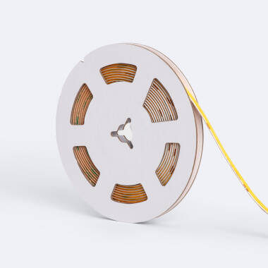 Fita LED 24V COB 320 LED/m 5m 7W/m 840 lm/m Largura 5mm Super Estreita Corte 5 cm IP20 CRI90