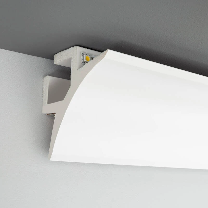 Imagen de Moldura Cornisa 2m para 2 Tiras LED ARCOS 85