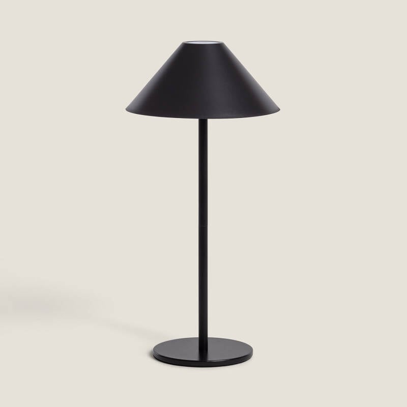 Imagen de Lámpara de Mesa LED Portátil para Exterior Metal con Batería USB Recargable Kivuli