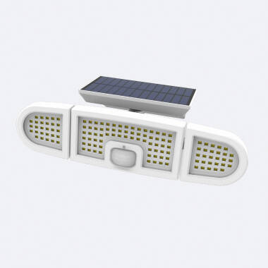Foco Projetor LED Solar 7W IP com Sensor de Movimento PIR e Crepuscular